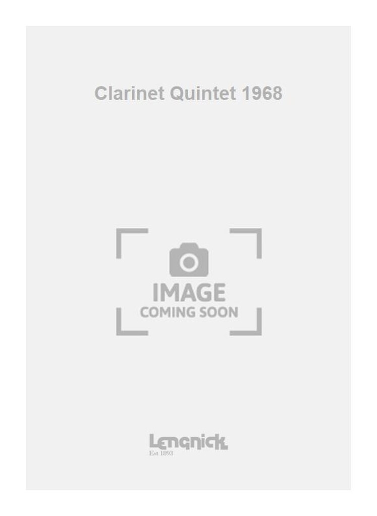 Clarinet Quintet 1968